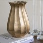 Artekko Noble Χρυσό Μεταλλικό Βάζο (16.5x15.3x26.8)cm