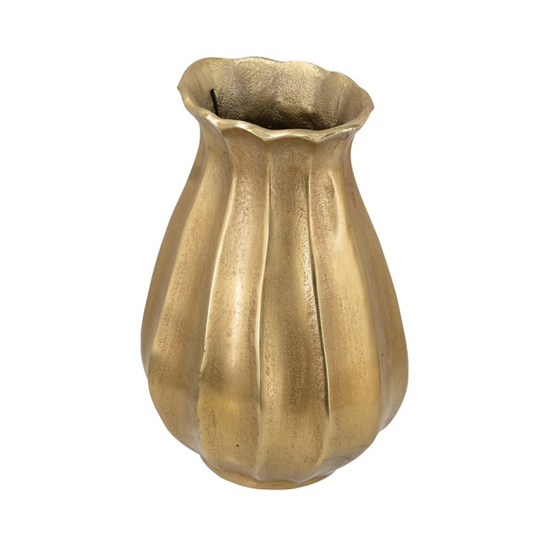 Artekko Noble Χρυσό Μεταλλικό Βάζο (16.5x15.3x26.8)cm