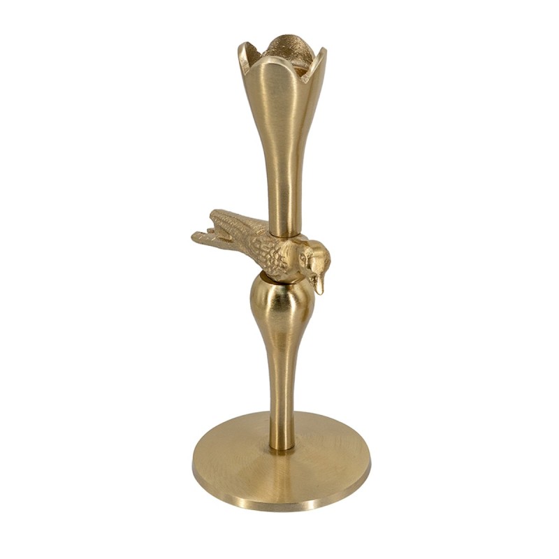 Artekko Noble Χρυσό Μεταλλικό Κηροπήγιο (11.5x8.3x20.3)cm