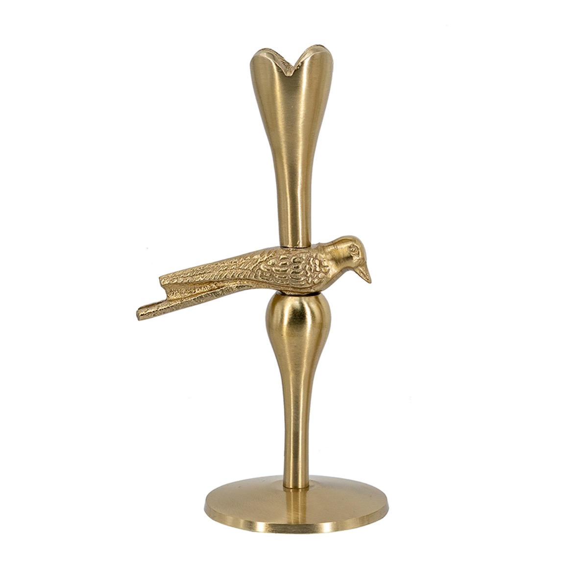 Artekko Noble Χρυσό Μεταλλικό Κηροπήγιο (11.5x8.3x20.3)cm