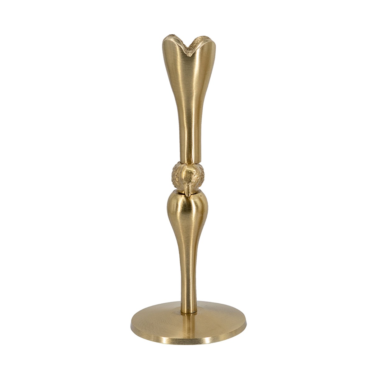 Artekko Noble Χρυσό Μεταλλικό Κηροπήγιο (11.5x8.3x20.3)cm