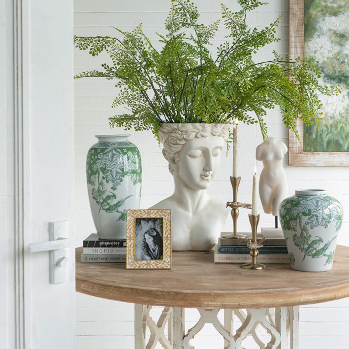 Artekko Noble Χρυσό Μεταλλικό Κηροπήγιο (11.5x8.3x20.3)cm