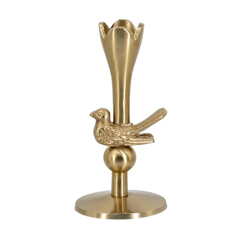 Artekko Noble Χρυσό Μεταλλικό Κηροπήγιο (8.3x8.3x15.3)cm