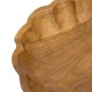 Artekko Woody Καφέ Διακοσμητική Πιατέλα από Ξύλο Teak (20x20x5)cm