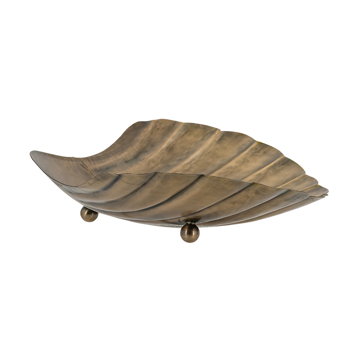 Artekko Solis Χρυσή Μεταλλική Πιατέλα (40x36.5x7.5)cm