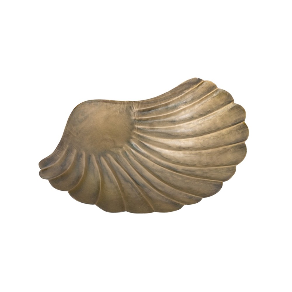 Artekko Solis Χρυσή Μεταλλική Πιατέλα (40x36.5x7.5)cm