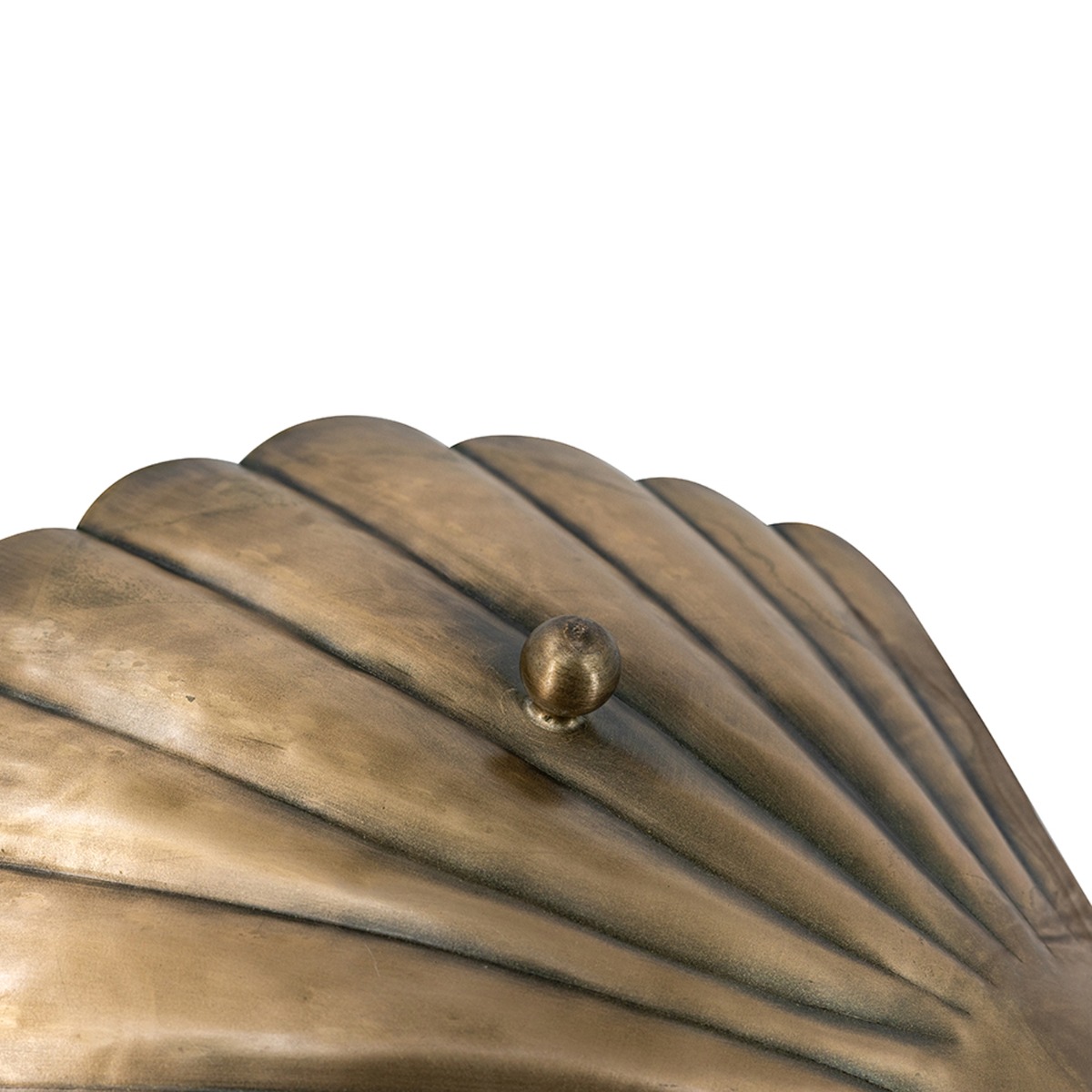 Artekko Solis Χρυσή Μεταλλική Πιατέλα (40x36.5x7.5)cm