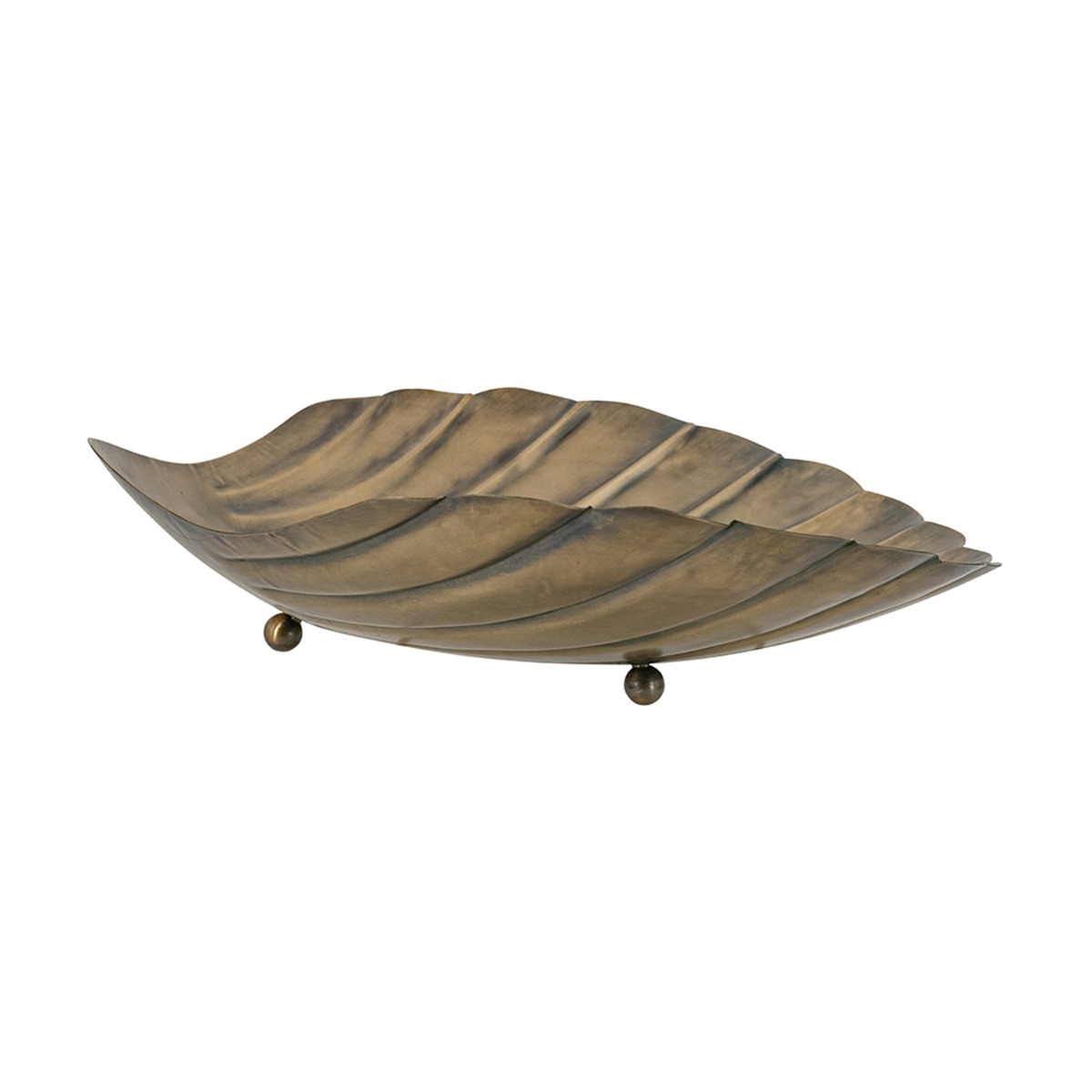 Artekko Solis Χρυσή Μεταλλική Πιατέλα (31.5x26.5x6)cm