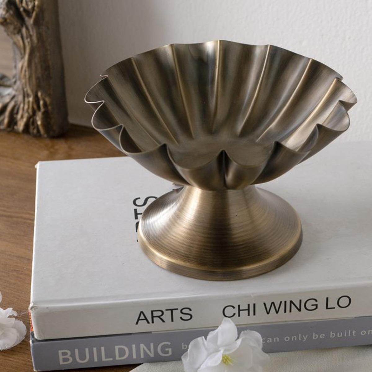 Artekko Solis Χρυσό Μεταλλικό Μπολ (17x17x11)cm