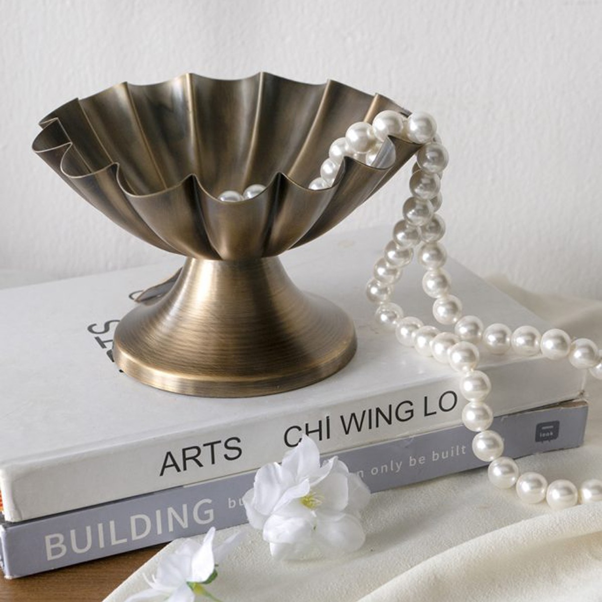 Artekko Solis Χρυσό Μεταλλικό Μπολ (17x17x11)cm