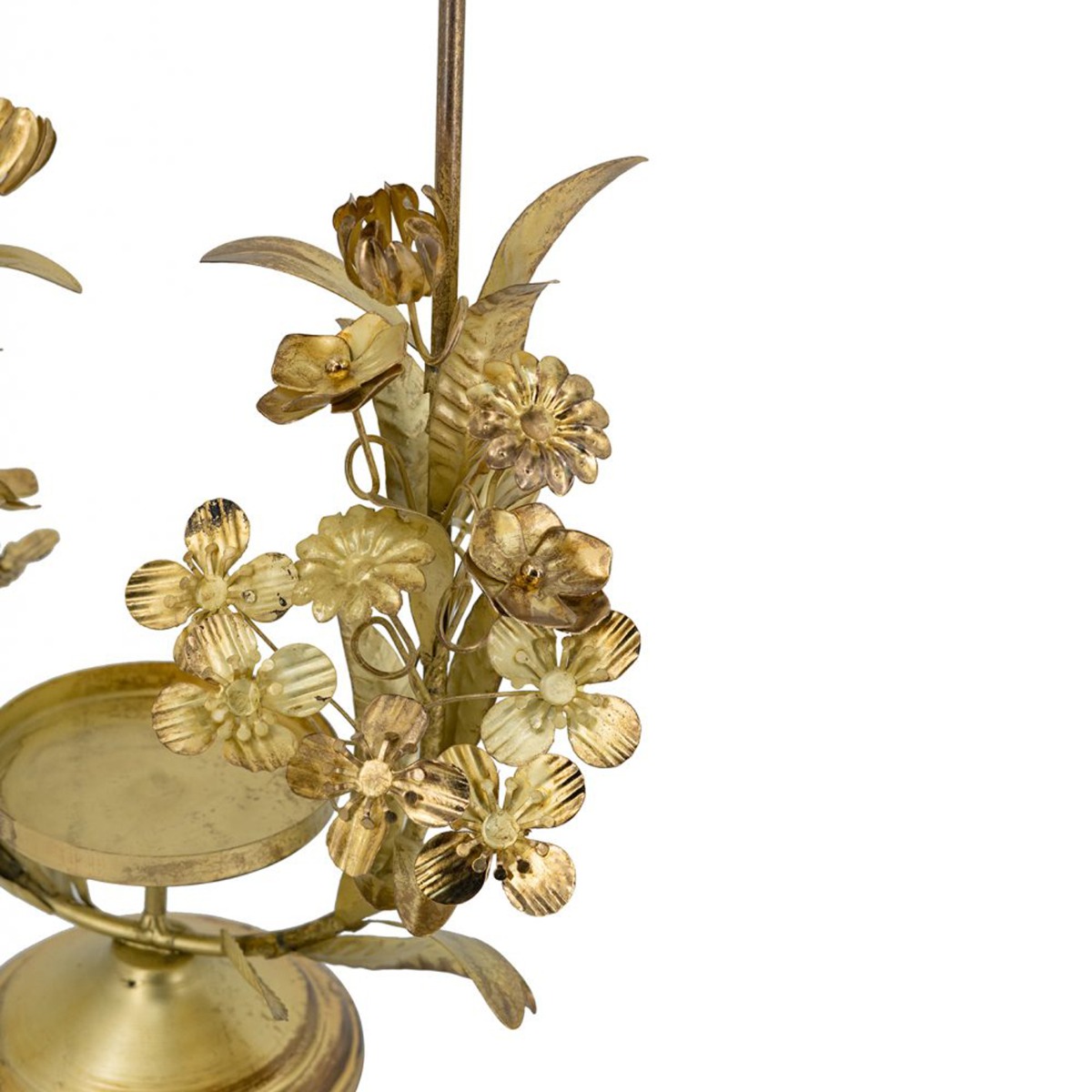 Artekko Solis Χρυσό Μεταλλικό Κηροπήγιο (29x12.5x48.5)cm