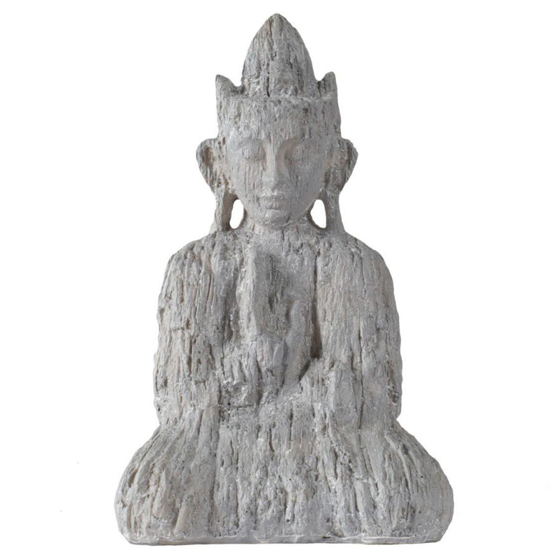 Artekko Buddha Διακοσμητικός πέτρινος εστεμένος Βούδας 15,5x8x23,5cm