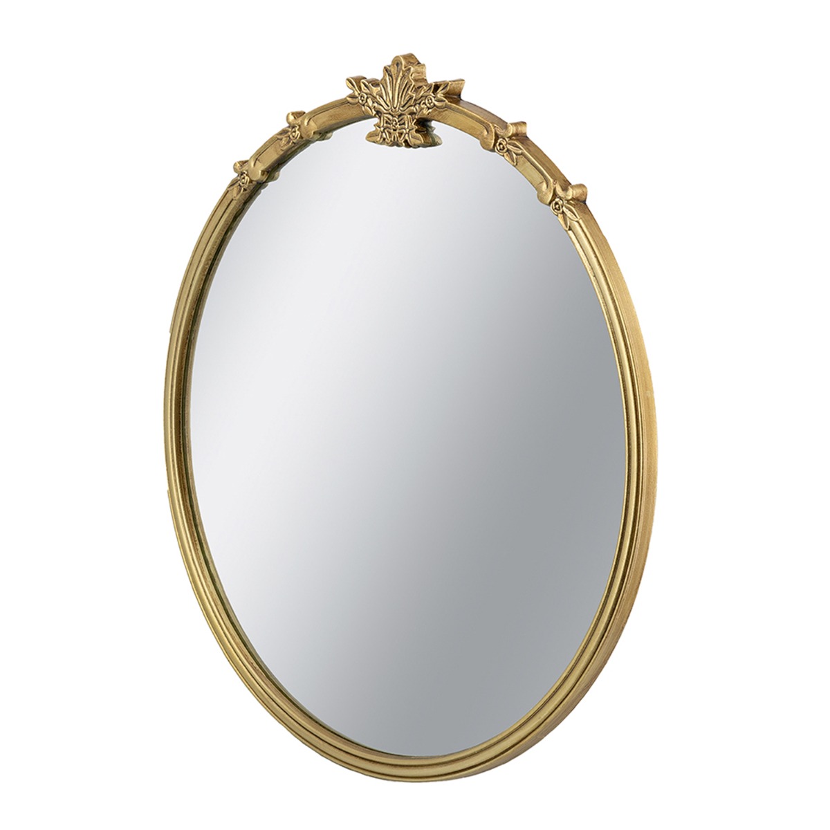 Artekko Mirror Χρυσός MDF Καθρέπτης Τοίχου (76x2.5x79)cm