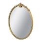 Artekko Mirror Χρυσός MDF Καθρέπτης Τοίχου (76x2.5x79)cm