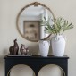 Artekko Mirror Χρυσός MDF Καθρέπτης Τοίχου (76x2.5x79)cm