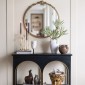 Artekko Mirror Χρυσός MDF Καθρέπτης Τοίχου (76x2.5x79)cm
