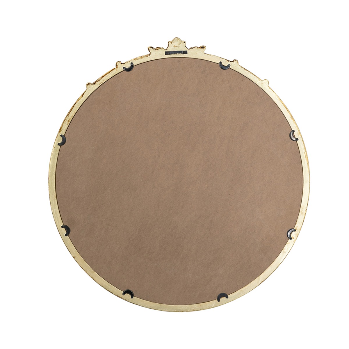 Artekko Mirror Χρυσός MDF Καθρέπτης Τοίχου (76x2.5x79)cm