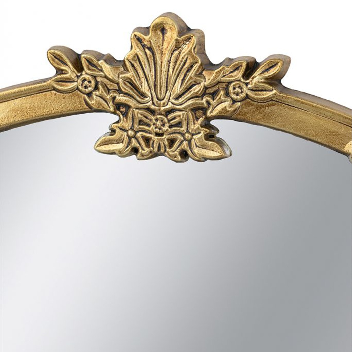 Artekko Mirror Χρυσός MDF Καθρέπτης Τοίχου (76x2.5x79)cm