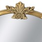 Artekko Mirror Χρυσός MDF Καθρέπτης Τοίχου (76x2.5x79)cm