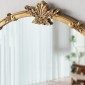 Artekko Mirror Χρυσός MDF Καθρέπτης Τοίχου (76x2.5x79)cm
