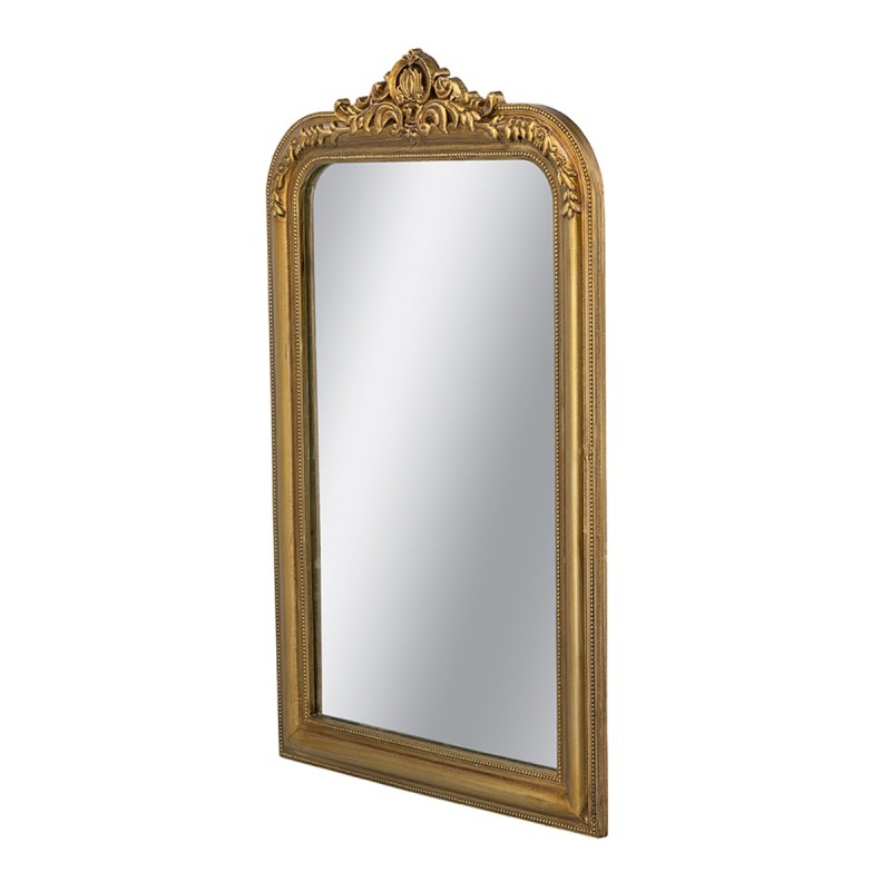 Artekko Mirror Χρυσός MDF Καθρέπτης Τοίχου (60x2.5x95)cm