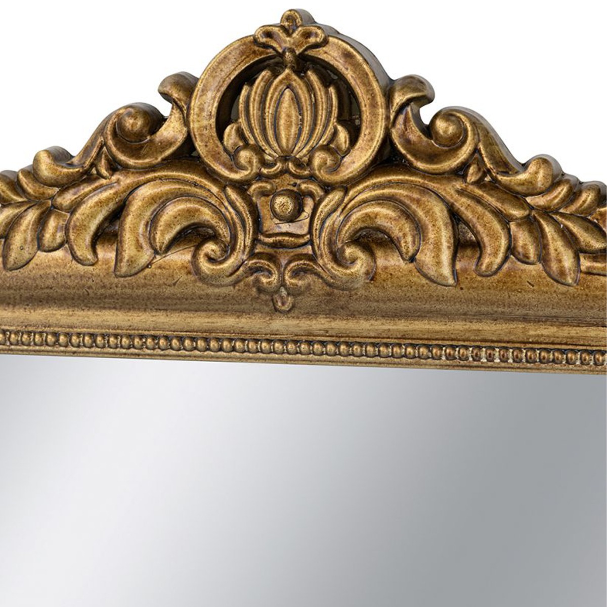 Artekko Mirror Χρυσός MDF Καθρέπτης Τοίχου (60x2.5x95)cm