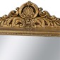 Artekko Mirror Χρυσός MDF Καθρέπτης Τοίχου (60x2.5x95)cm