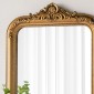 Artekko Mirror Χρυσός MDF Καθρέπτης Τοίχου (60x2.5x95)cm