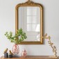 Artekko Mirror Χρυσός MDF Καθρέπτης Τοίχου (60x2.5x95)cm