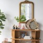 Artekko Mirror Χρυσός MDF Καθρέπτης Τοίχου (60x2.5x95)cm
