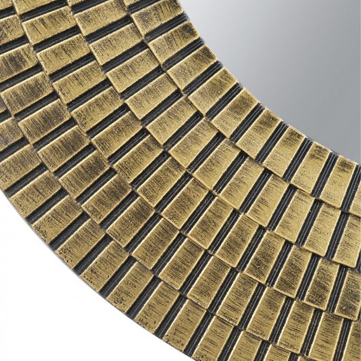 Artekko Mirror Χρυσός MDF Καθρέπτης Τοίχου (75x1.8x75)cm