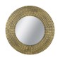 Artekko Mirror Χρυσός MDF Καθρέπτης Τοίχου (75x1.8x75)cm