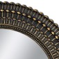 Artekko Mirror MDF Καθρέπτης Τοίχου σε Μαύρο με Χρυσό (67x3x67)cm