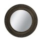 Artekko Mirror MDF Καθρέπτης Τοίχου σε Μαύρο με Χρυσό (67x3x67)cm