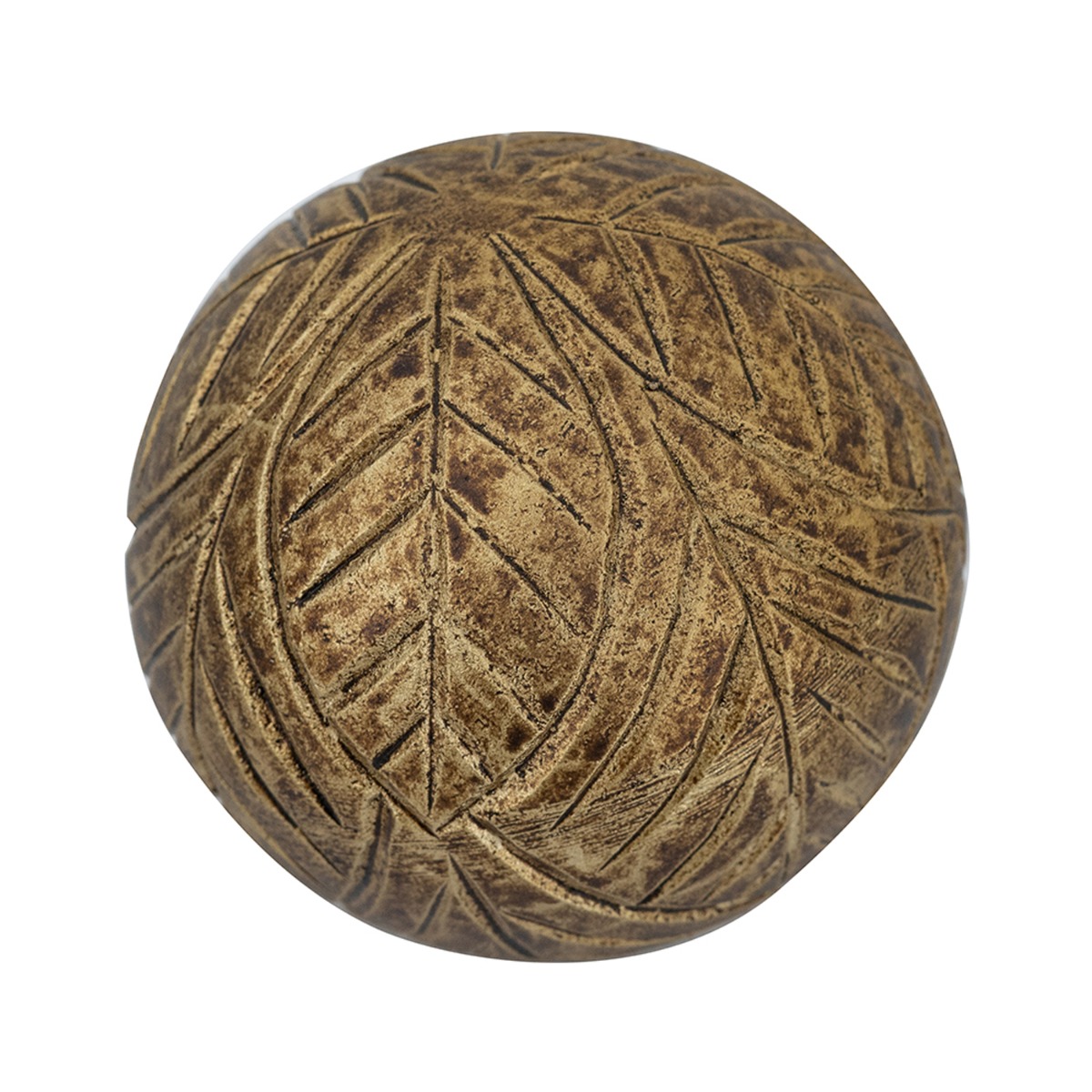 Artekko Solis Χρυσές MDF Διακοσμητικές Σφαίρες (8x8x8)cm 3pcs