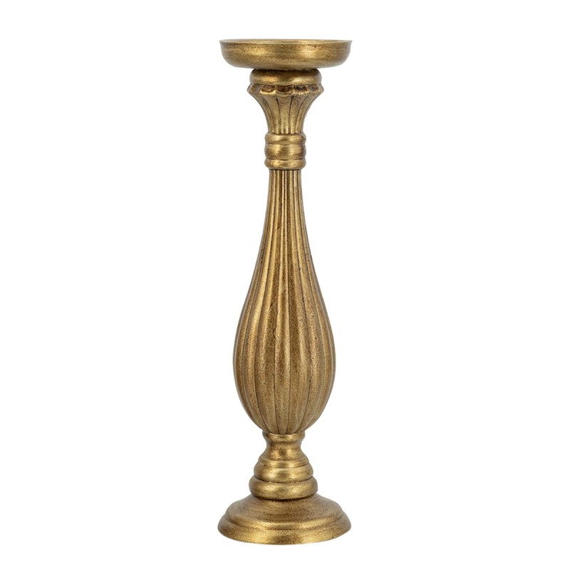 Artekko Solis Χρυσό MDF Κηροπήγιο (10.8x10.8x39.5)cm