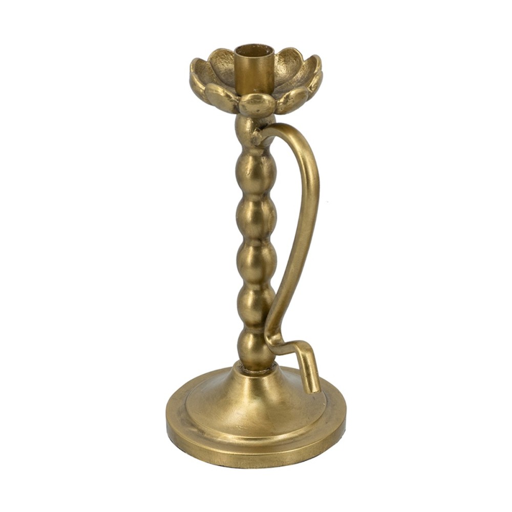 Artekko Solis Χρυσό Μεταλλικό Κηροπήγιο (13.5x11x24.5)cm