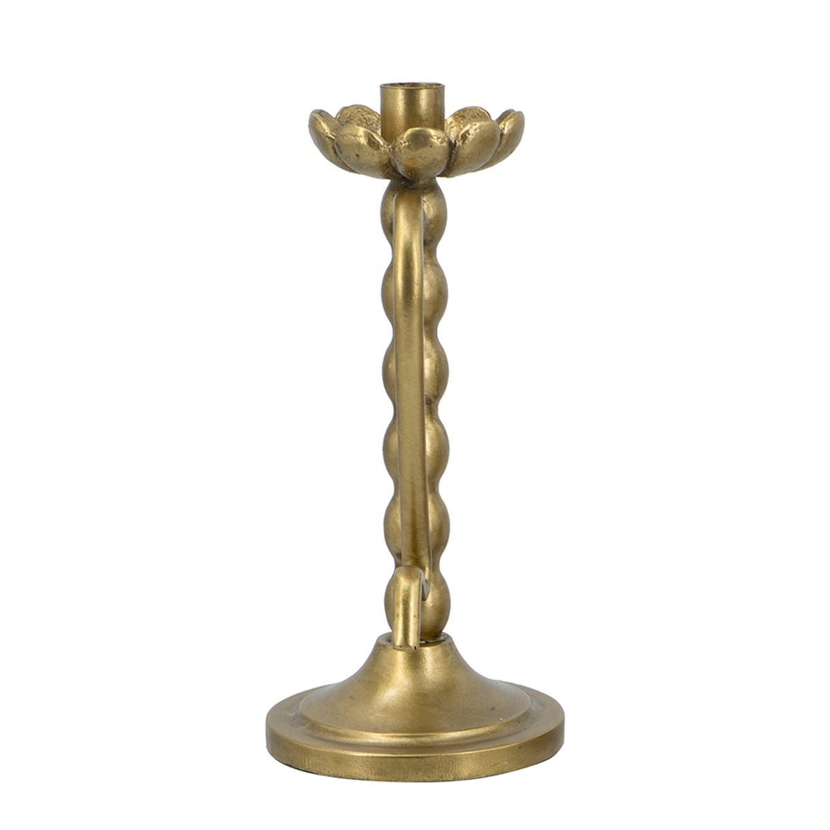 Artekko Solis Χρυσό Μεταλλικό Κηροπήγιο (13.5x11x24.5)cm