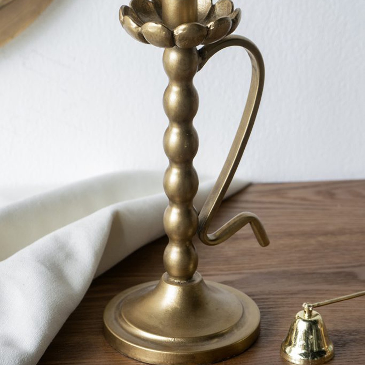 Artekko Solis Χρυσό Μεταλλικό Κηροπήγιο (13.5x11x24.5)cm