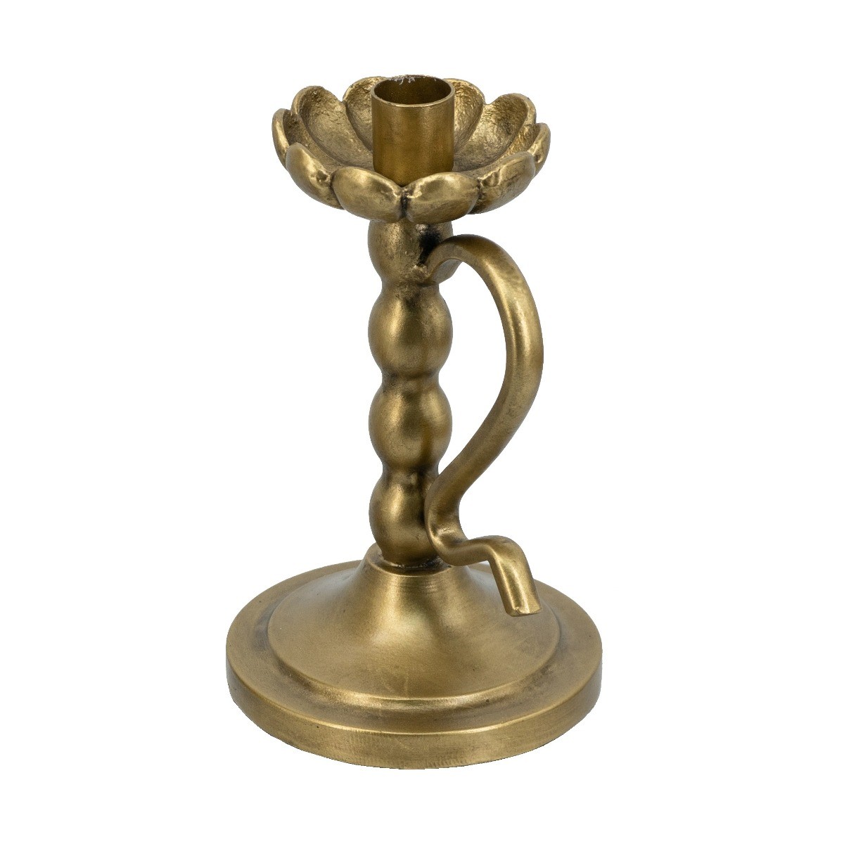 Artekko Solis Χρυσό Μεταλλικό Κηροπήγιο (12.5x11x18.5)cm