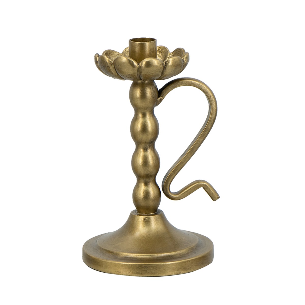 Artekko Solis Χρυσό Μεταλλικό Κηροπήγιο (12.5x11x18.5)cm