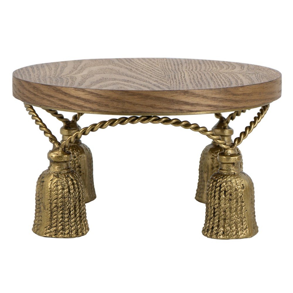 Artekko Solis Καφέ MDF Ορντερβιερα Πλατό (24x24x13)cm