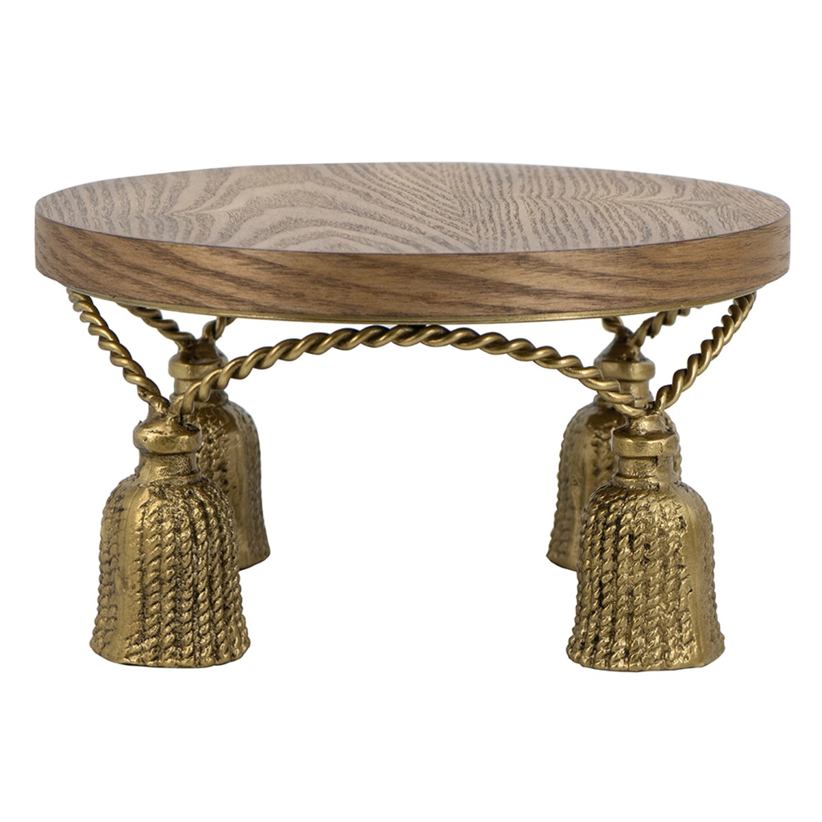 Artekko Solis Καφέ MDF Ορντερβιερα Πλατό (24x24x13)cm