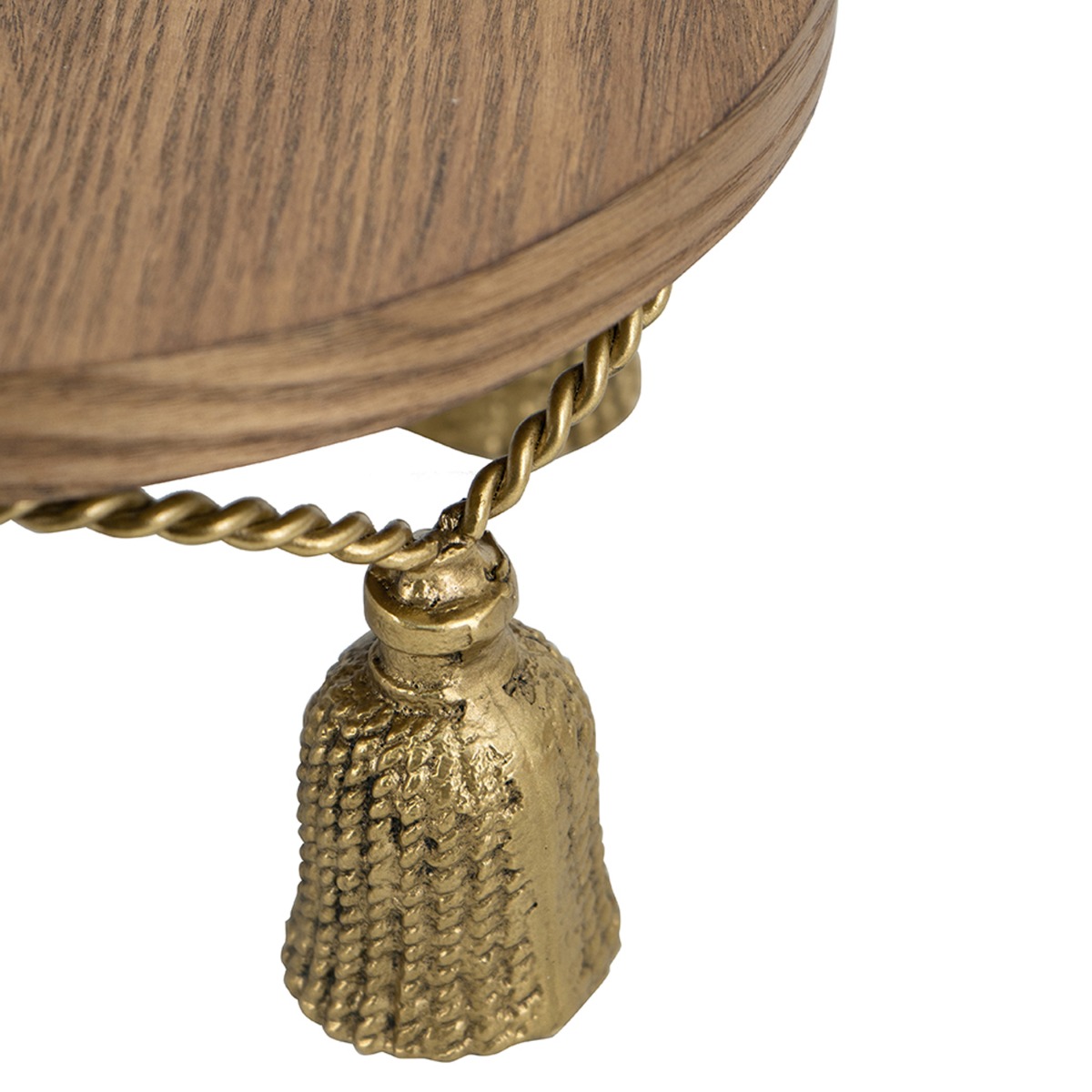 Artekko Solis Καφέ MDF Ορντερβιερα Πλατό (24x24x13)cm