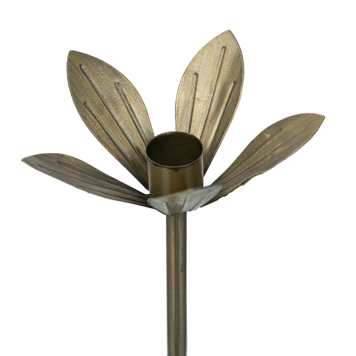 Artekko Solis Χρυσό Μεταλλικό 9κερο Κηροπήγιο (16x61x47.5)cm