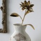 Artekko Solis Χρυσό Μεταλλικό Λουλούδι (20x14x45.5)cm