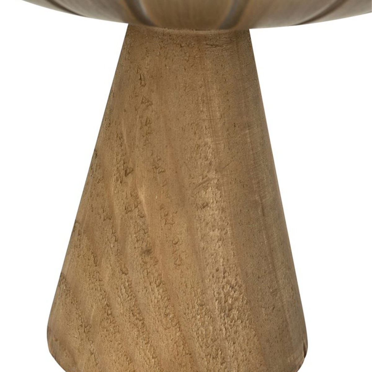 Artekko Solis Χρυσό Μεταλλικό Μπολ με Βάση από Ξύλο Πεύκου (25x25x20)cm