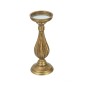 Artekko Solis Χρυσό MDF Κηροπήγιο (10.8x10.8x28)cm