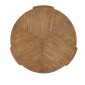 Artekko Lume Καφέ MDF Τραπέζι Σαλονιού (81.2x81.2x41.5)cm