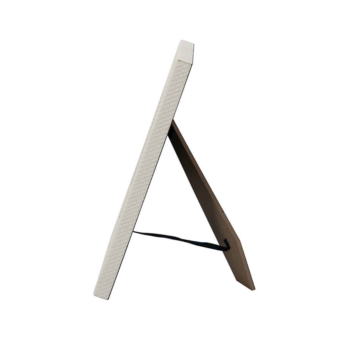 Artekko Lisa MDF Κορνίζα με Λευκό Τεχνόδερμα για Φωτογραφία 4.5x6.5" (21x2x26)cm